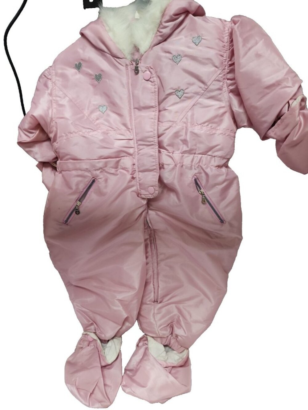 Lil Byer Infant Girl's One Piece Snowsuit Pink Size 24 Months NWOT!!!